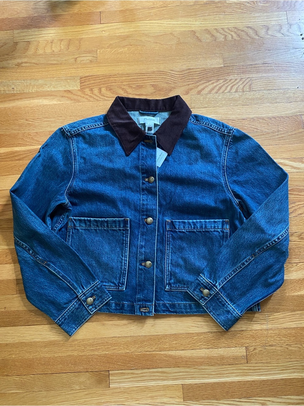 Madewell Kaihara denim chore jacket enright wash